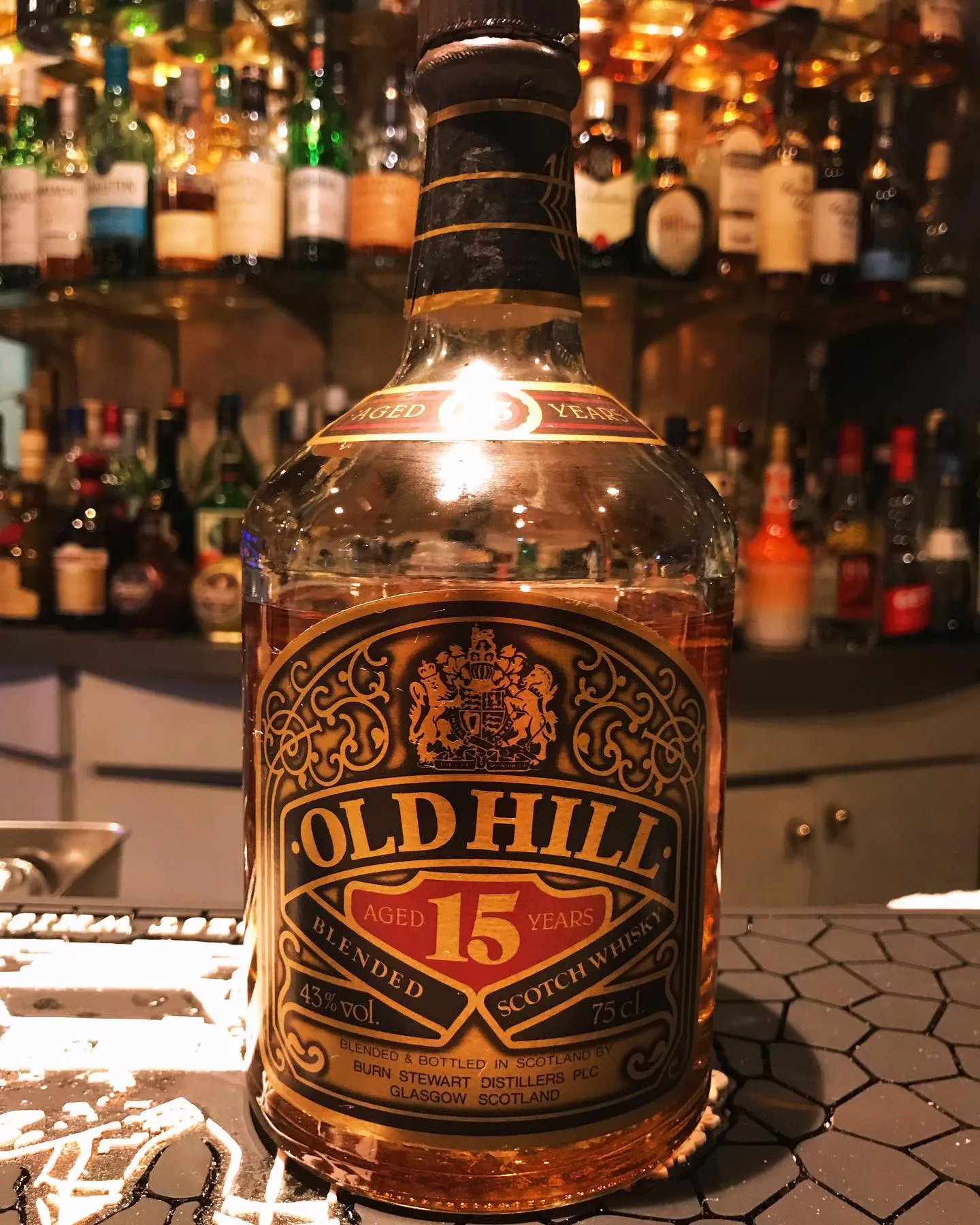 お客様が譲ってくださったスコッチウイスキー